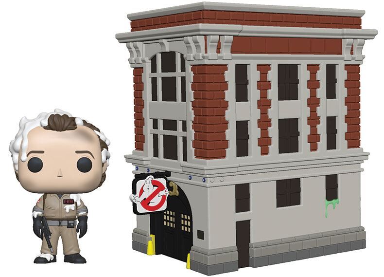Ghostbusters POP! Town Vinyl Figur Dr. Peter Venkman & House 9 cm