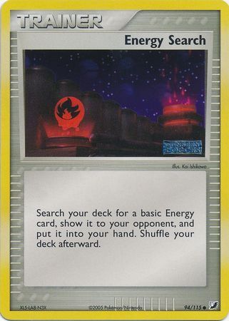Energy Search - 94/115 - Reverse Holo - EN Energy Search - 94/115 - Reverse Holo - EN