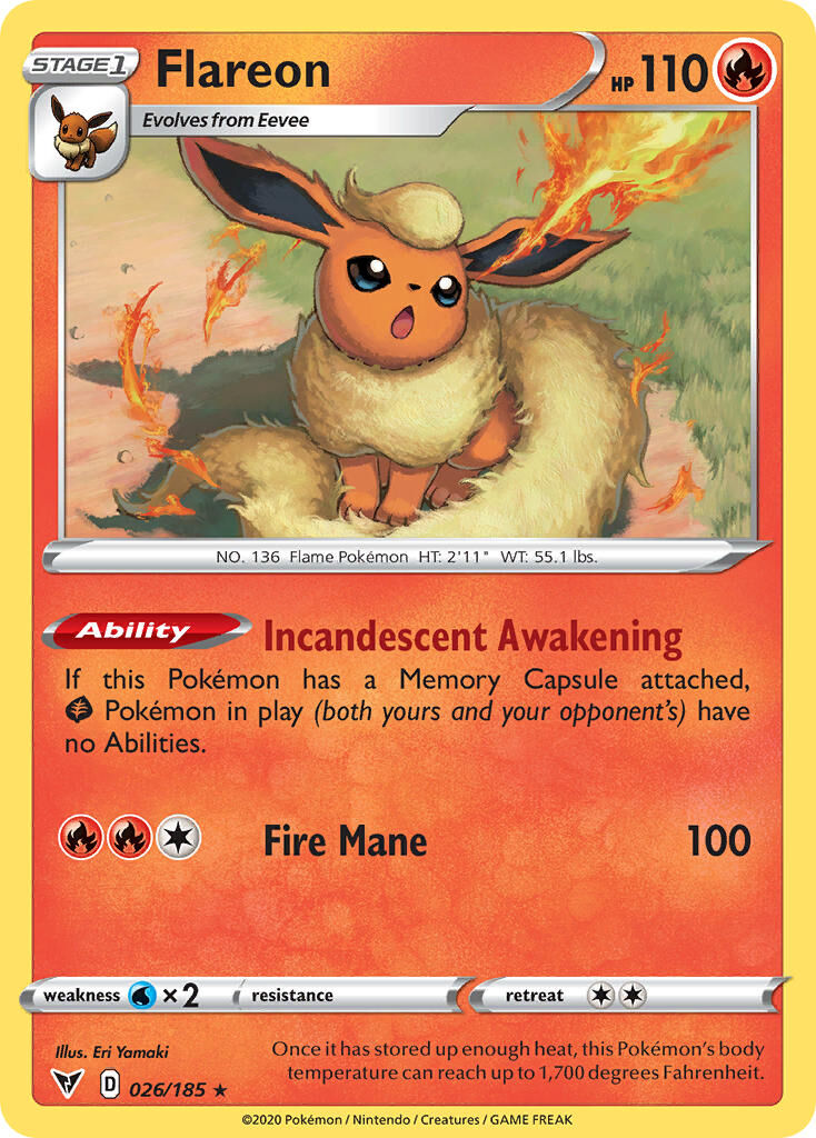 Flareon - 026/185 - EN