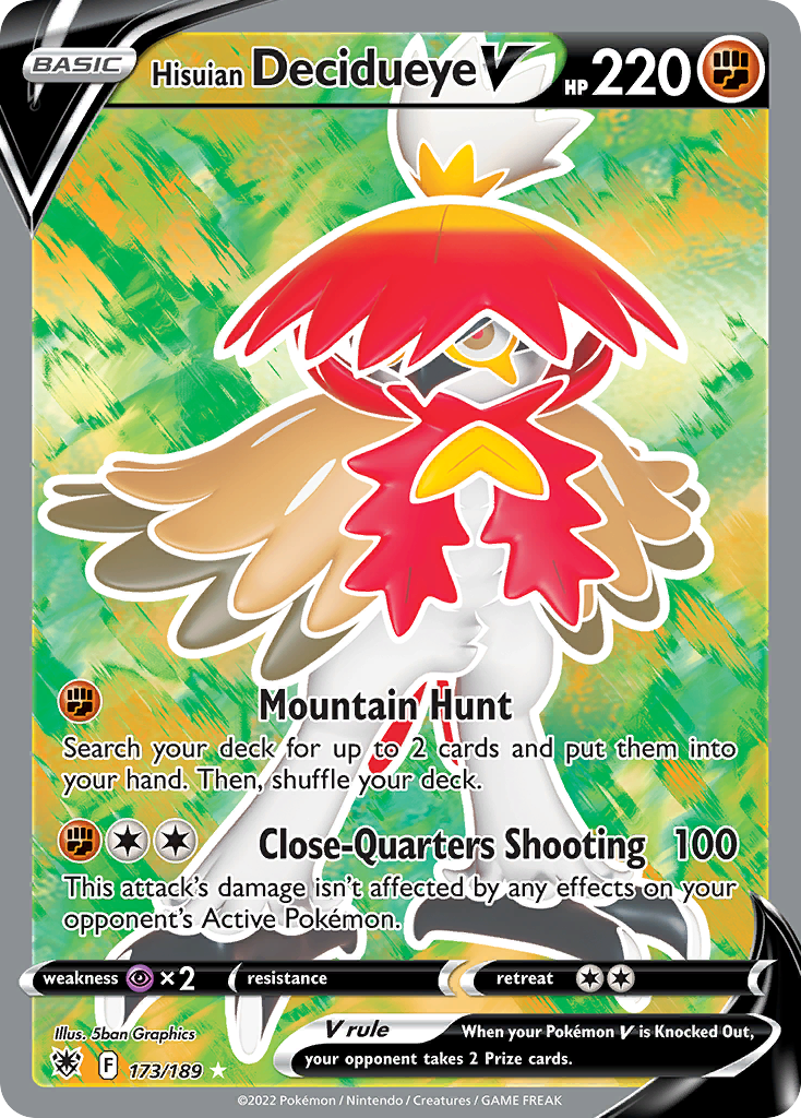 Hisuian Decidueye V - 173/189 - EN