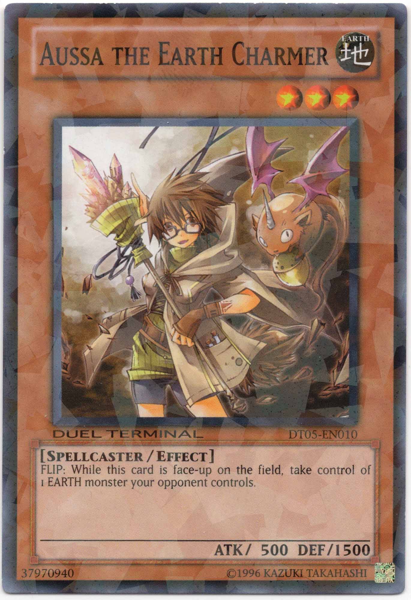 Aussa The Earth Charmer - DT05-EN010 - Shatterfoil - Duel Terminal (Near Mint)