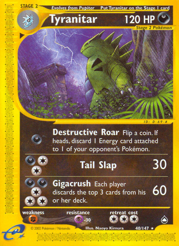 Tyranitar - 40/147 - EN Tyranitar - 40/147 - EN