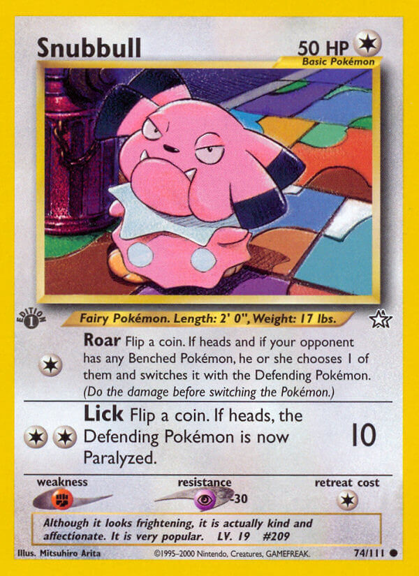 Snubbull - 74/111 - 1st Edition - EN