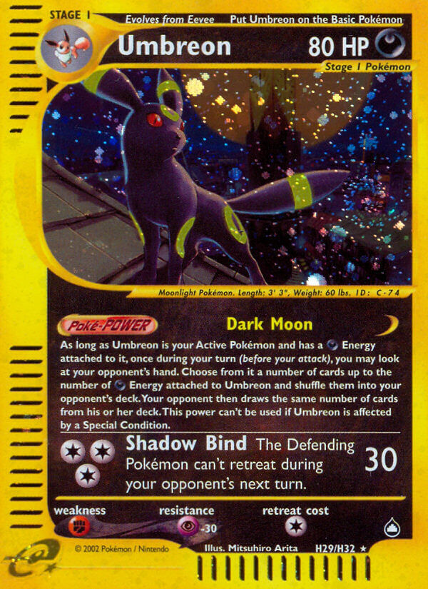 Umbreon - H29/H32 - Holo Rare - EN Umbreon - H29/H32 - Holo Rare - EN