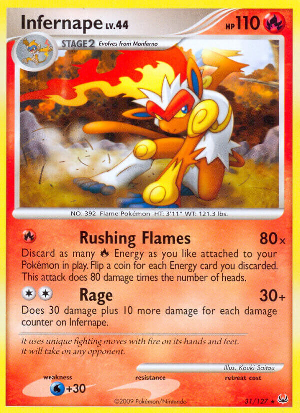Infernape - 31/127 - EN Infernape - 31/127 - EN