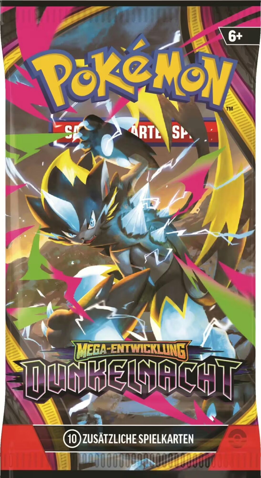 Pokémon TCG: Mega Evolution (ME05) - Dunkelnacht Booster 1 Random Booster Pack (10 Cards) - DE