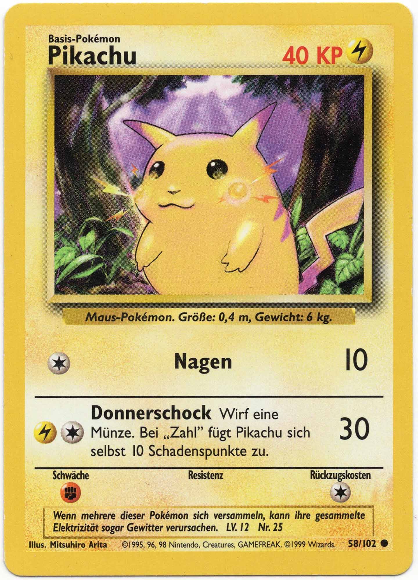 pikachu-58-102-pokemon-tcg-moderately-played Pikachu - 58/102 - Pokémon TCG - Moderately Played