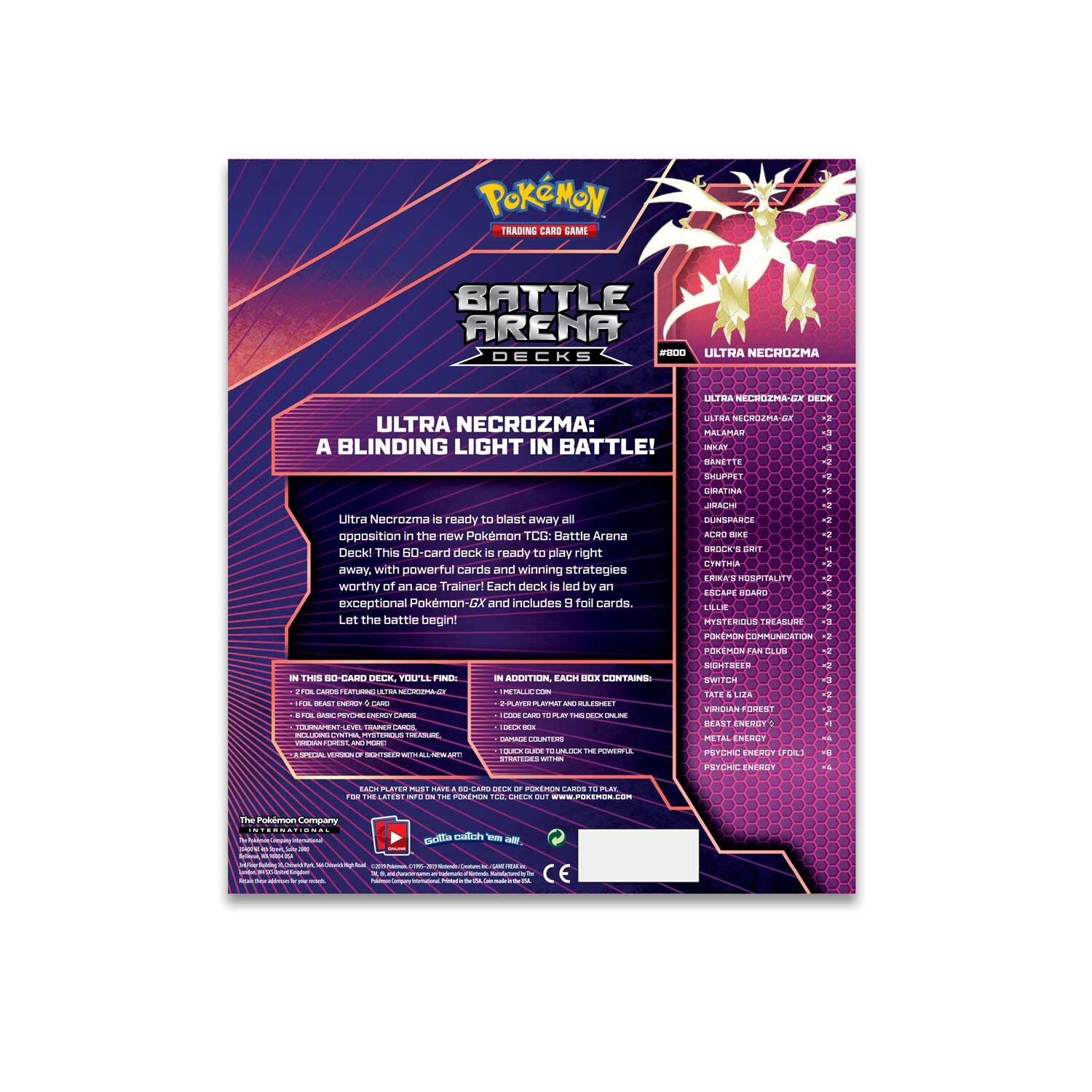 Pokémon Battle Arena Deck Ultra Necrozma - EN