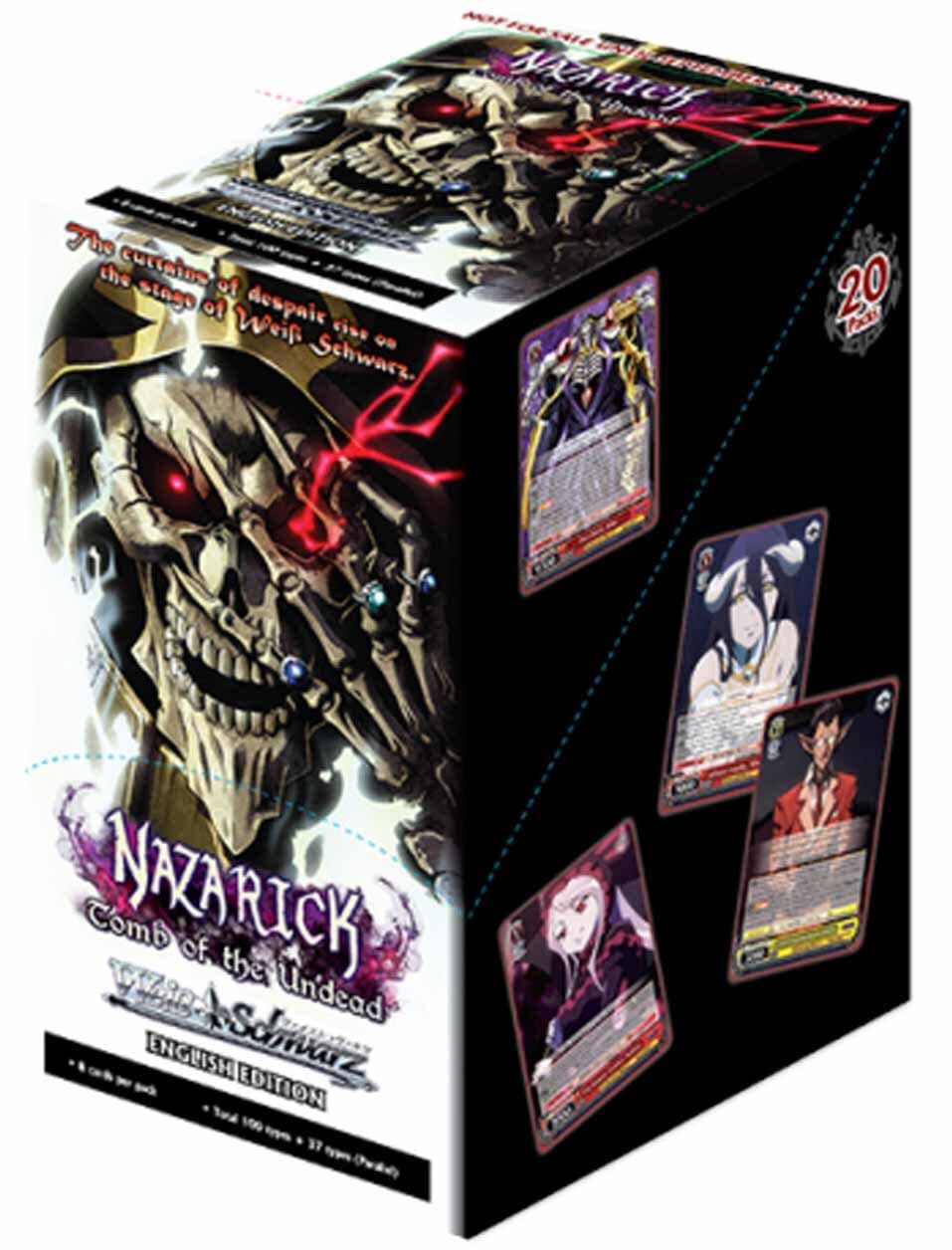 Nazarick Tomb of the Undead Booster Display - Weiss Schwarz TCG - EN