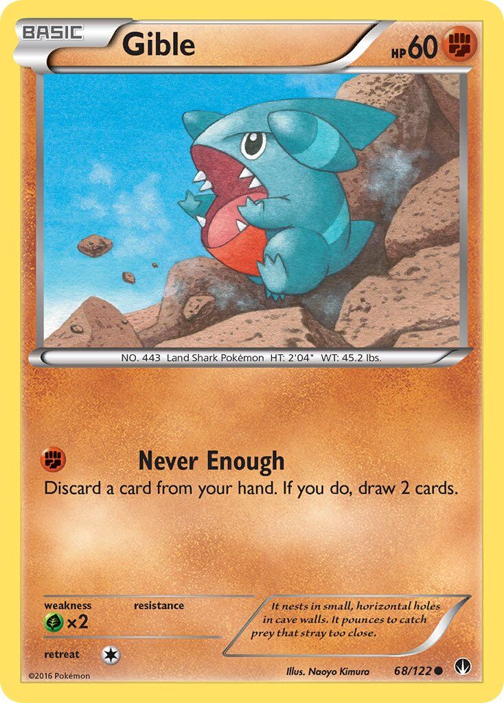 Gible - 68/122 - EN Gible - 68/122 - EN