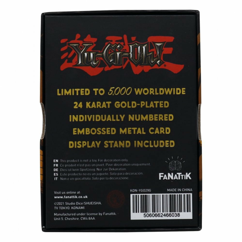 Yu-Gi-Oh! Baby Dragon 24k Gold Plated Limited Edition Card
