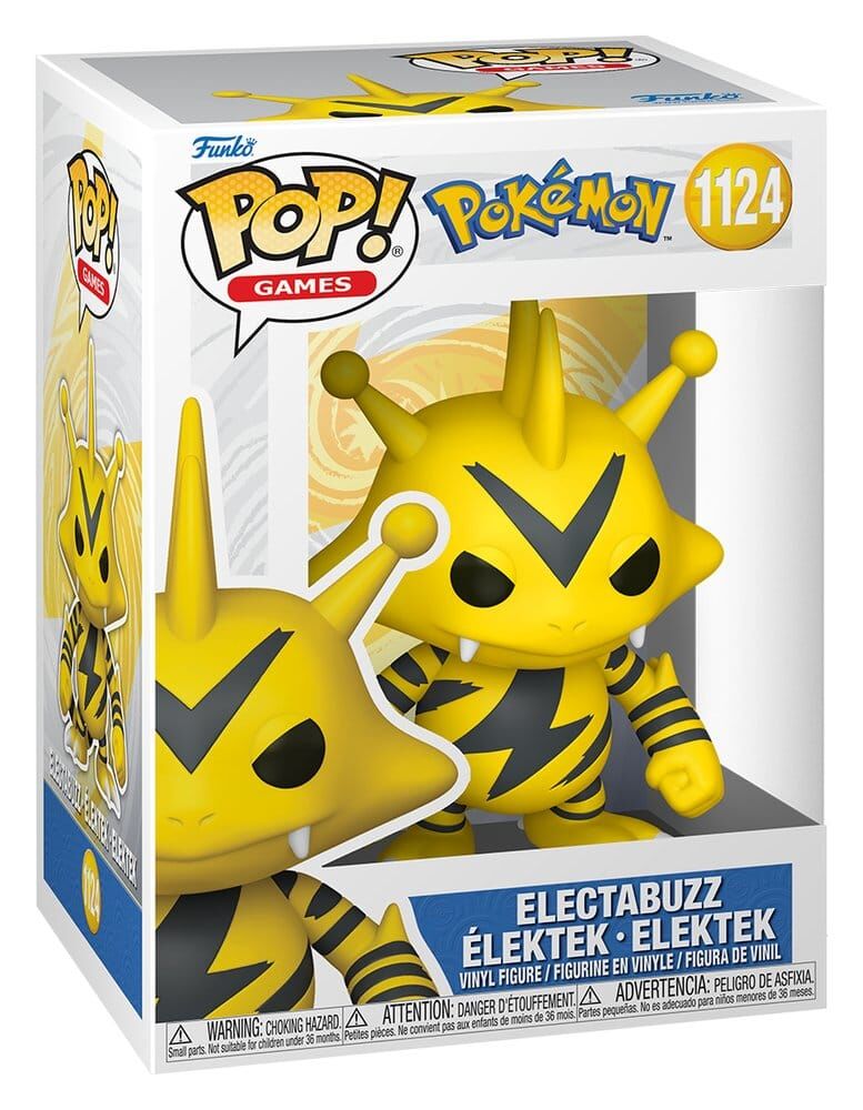 Pokémon POP! #1124 Games Vinyl Figur Electabuzz 9 cm Pokémon POP! #1124 Games Vinyl Figur Electabuzz 9 cm