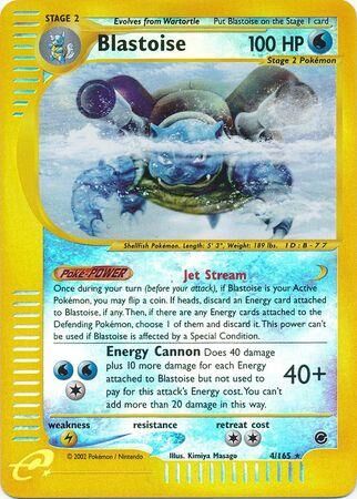 Blastoise - 4/165 - Reverse Holo - EN