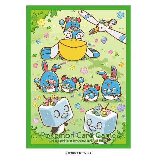 Pokemon Sleeves / Hüllen Card Game Deck - Shield Flower Crown and Maril