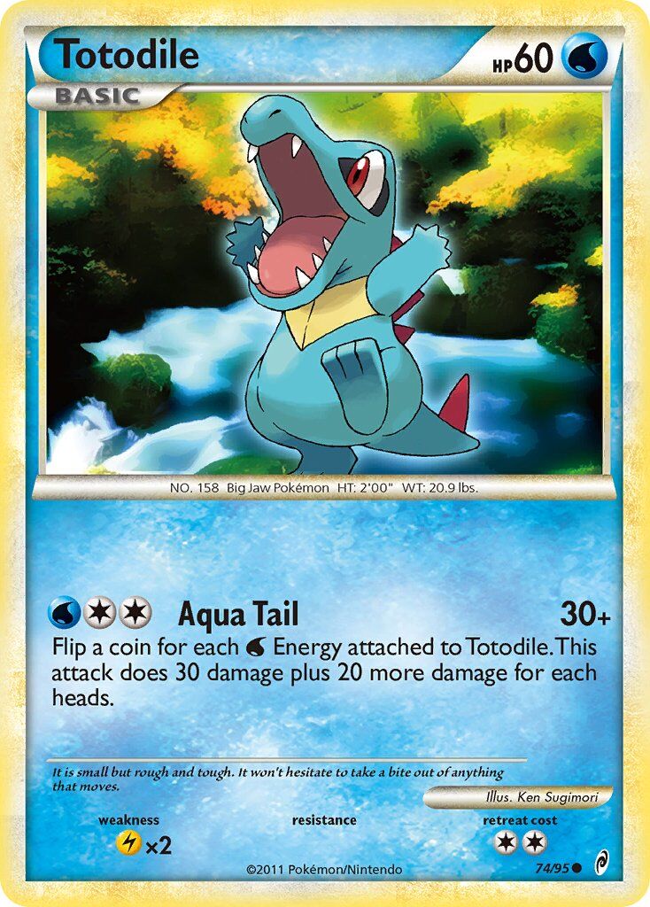 Totodile - 74/95 - EN Totodile - 74/95 - EN