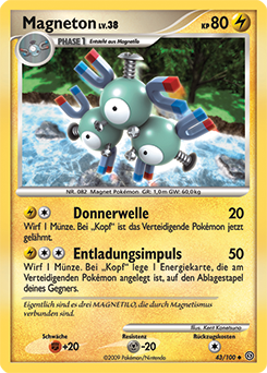 Magneton - 43/100 - Pokemon TCG - Near Mint