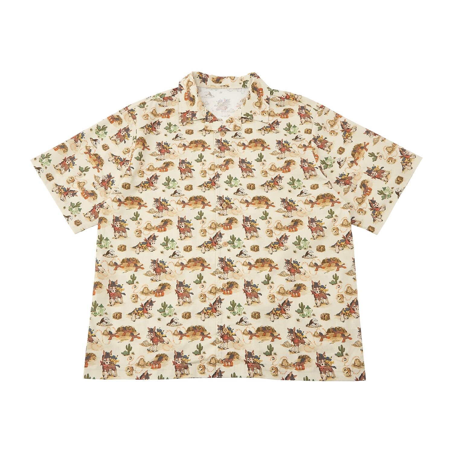 Short-sleeved shirt Run Run! Desert (Free Size)