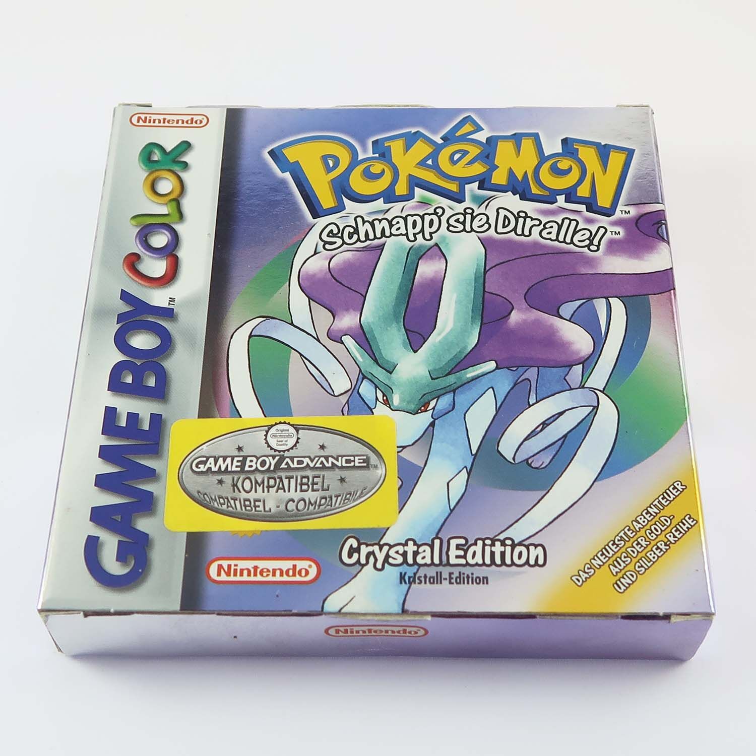 Pokémon Kristall Edition (mit OVP) - Game Boy Color