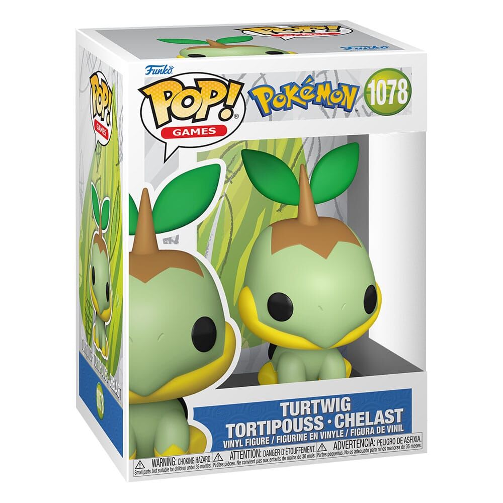 Pokémon Funko POP! #1078 Games Vinyl Figur Turtwig 9 cm Pokémon Funko POP! #1078 Games Vinyl Figur Turtwig 9 cm