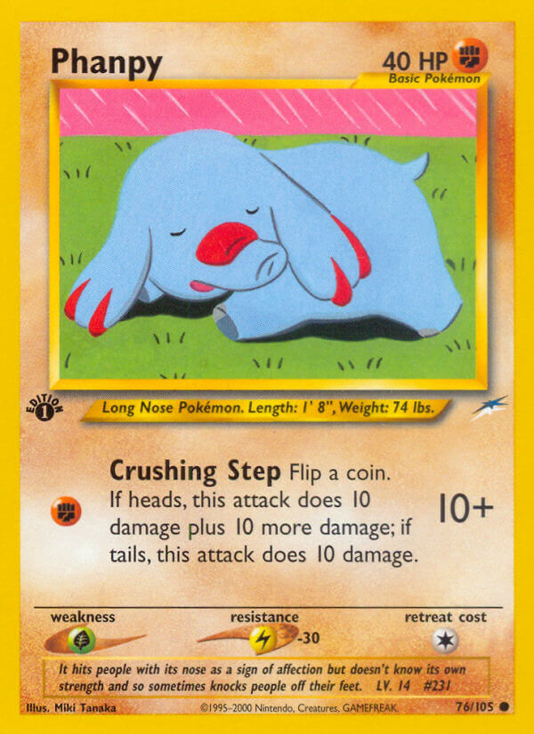 Phanpy - 76/113 - 1st Edition - EN