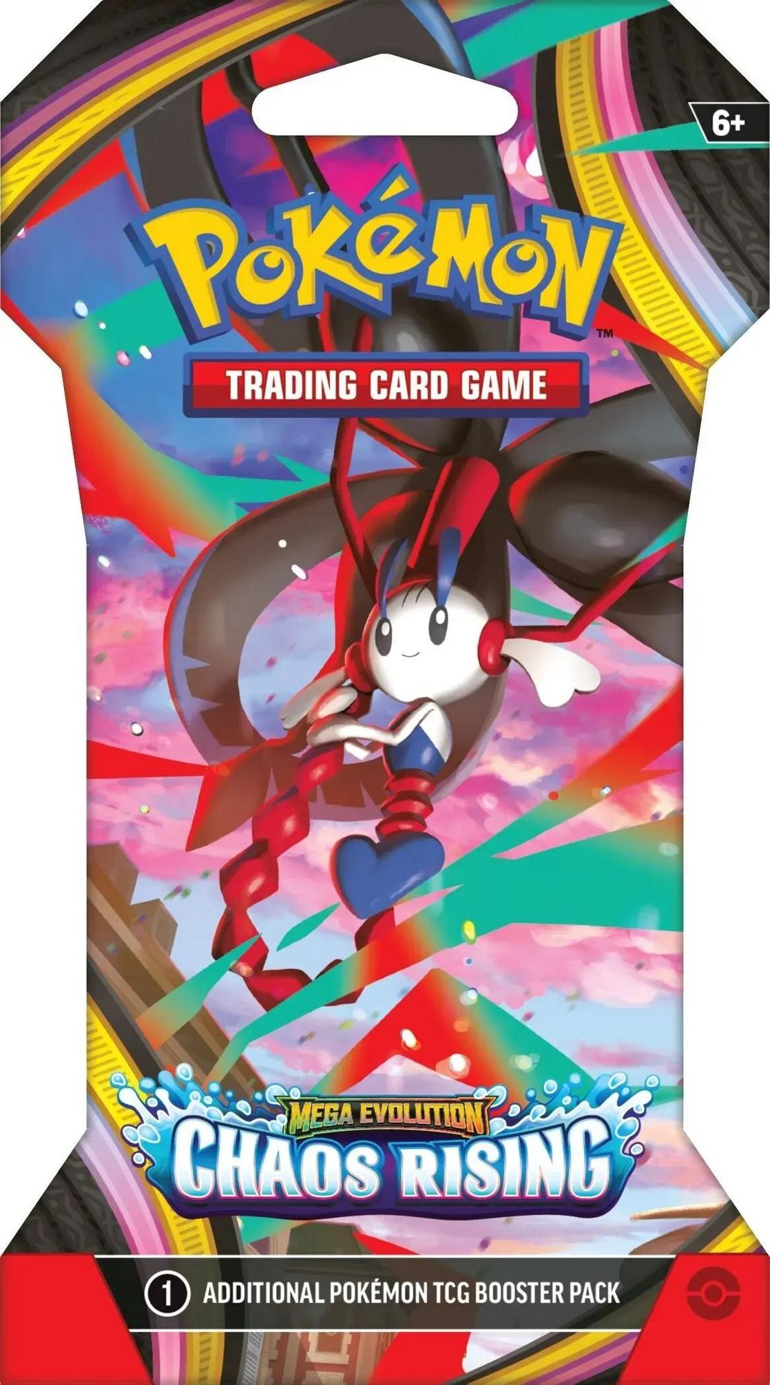 Pokémon TCG: Mega Evolution (ME04) - Chaos Rising Sleeved Booster Pack (10 Cards) - EN
