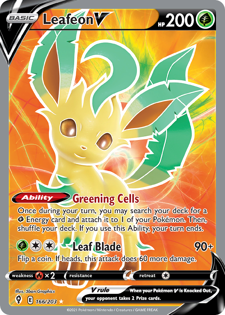Leafeon V - 166/237 - EN