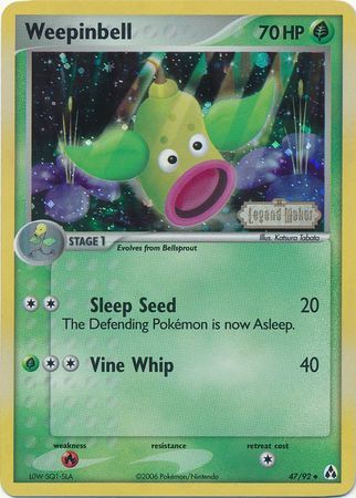 Weepinbell - 47/92 - Reverse Holo - EN Weepinbell - 47/92 - Reverse Holo - EN