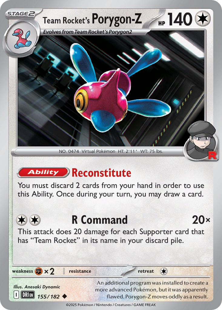 Team Rocket’s Porygon-Z - 155/182 - EN Team Rocket’s Porygon-Z - 155/182 - EN