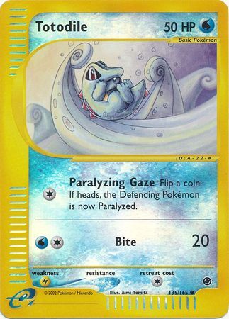 Totodile - 135/165 - Reverse Holo - EN Totodile - 135/165 - Reverse Holo - EN