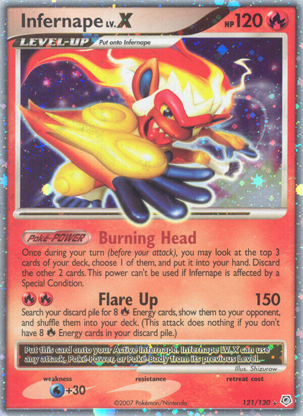 Infernape LV.X - 121/130 - EN
