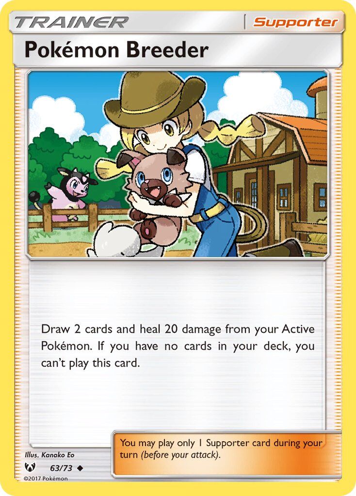Pokémon Breeder - 63/73 - EN Pokémon Breeder - 63/73 - EN