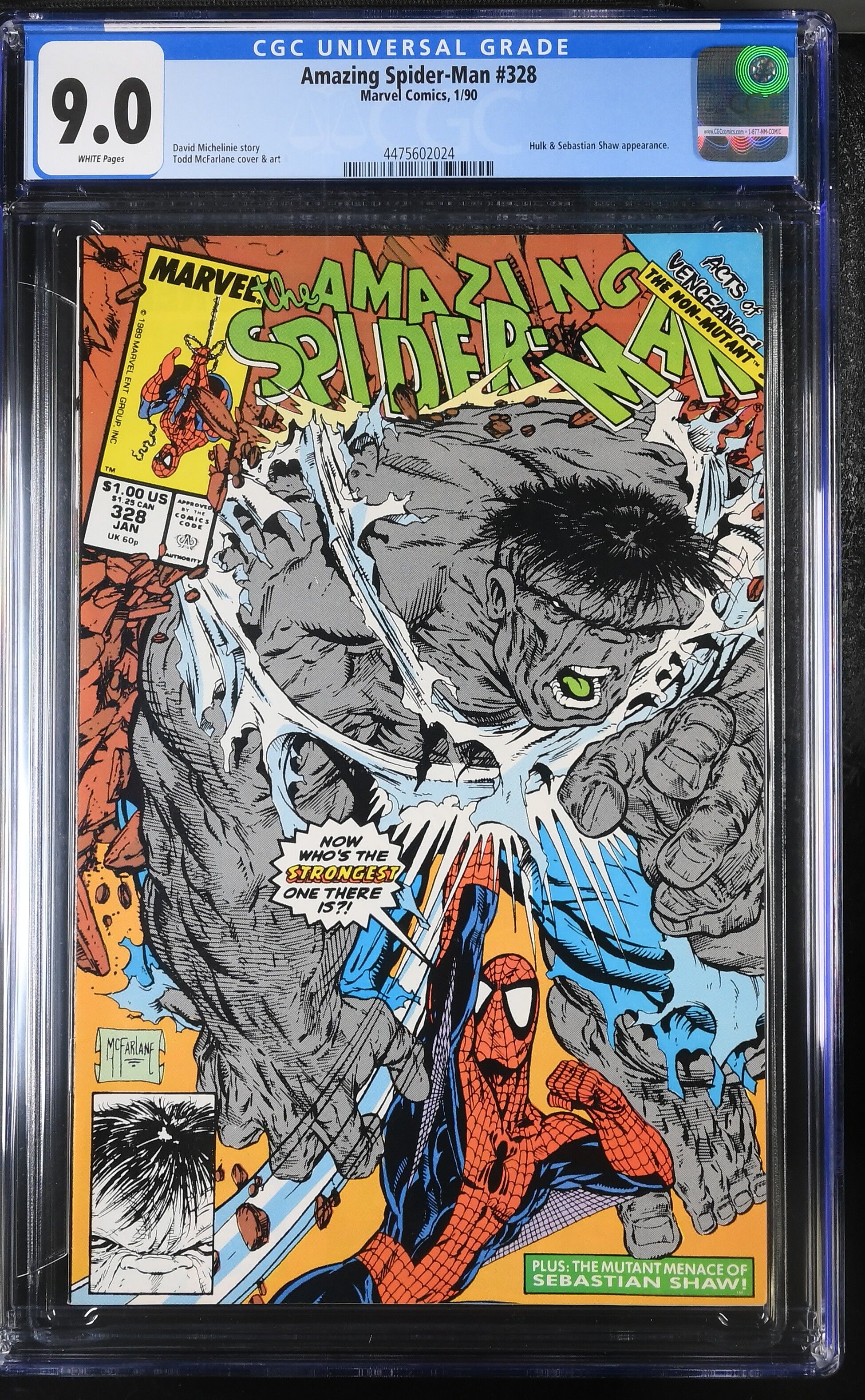 Amazing Spider-Man #328 CGC 9.0 Amazing Spider-Man #328 CGC 9.0