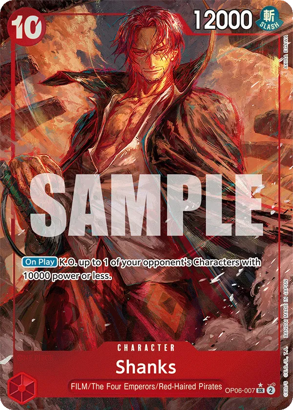 Shanks - OP06-007 - Alternate Art Shanks - OP06-007 - Alternate Art