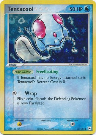 Tentacool - 77/101 - Reverse Holo - EN