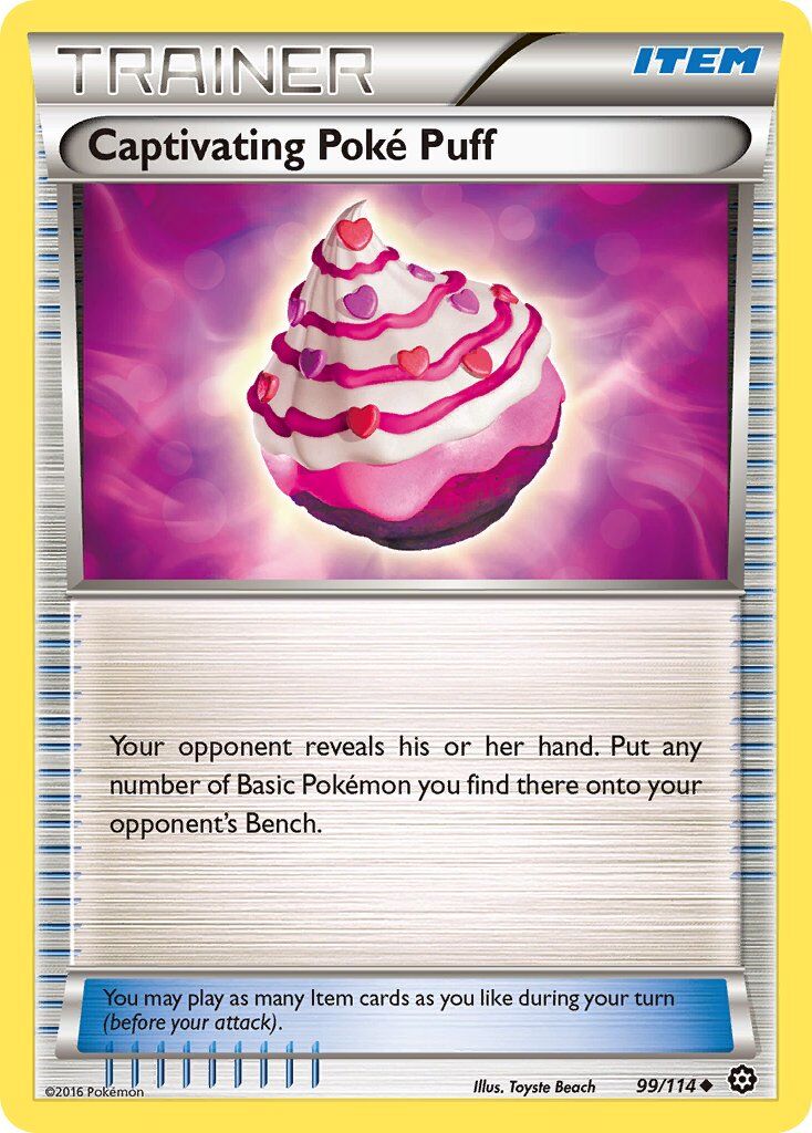 Captivating Poké Puff - 99/114 - EN Captivating Poké Puff - 99/114 - EN