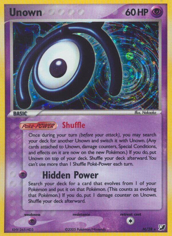 Unown - M/115 - EN Unown - M/115 - EN