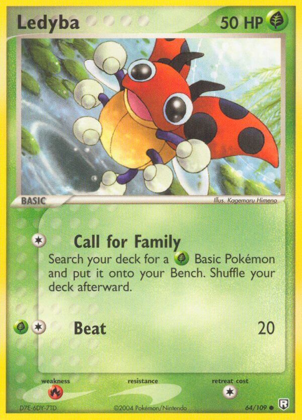 Ledyba - 64/109 - Reverse Holo - EN Ledyba - 64/109 - Reverse Holo - EN