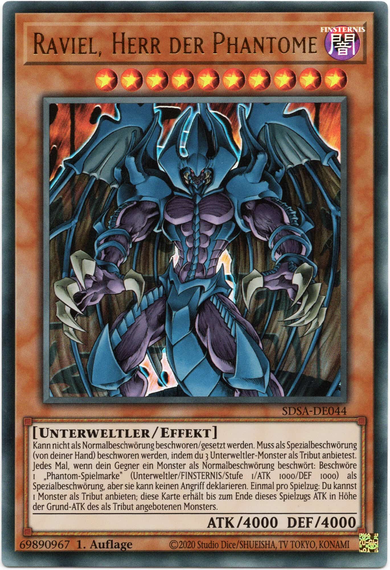 raviel-herr-der-phantome-sdsa-de044-ultra-rare-1-auflage-near-mint-min Raviel, Herr der Phantome - SDSA-DE044 - Ultra Rare - 1. Auflage - Near Mint