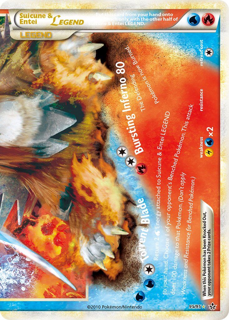 Suicune & Entei LEGEND - 95/95 - EN Suicune & Entei LEGEND - 95/95 - EN