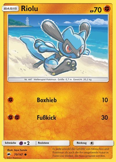 Riolu 070/147 - Pokémon TCG
