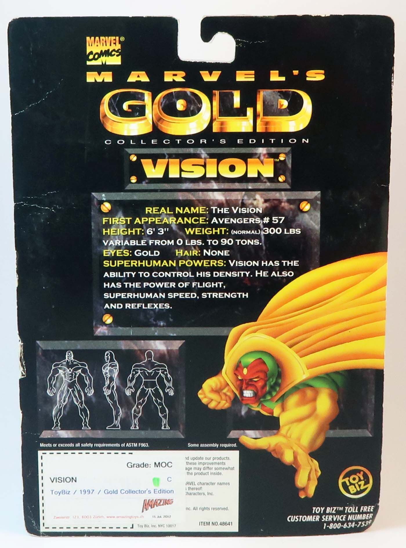 Vision Gold Actionfigur Marvel