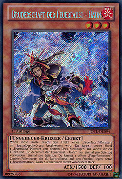 Bruderschaft der Feuerfaust - Hahn - Yu-Gi-Oh!