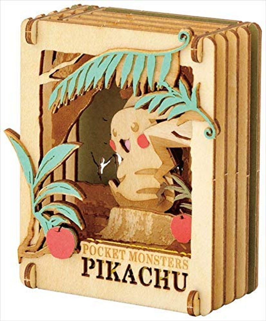 Ensky Paper Theater PT-W05 Wood Style Pokemon Pikachuu