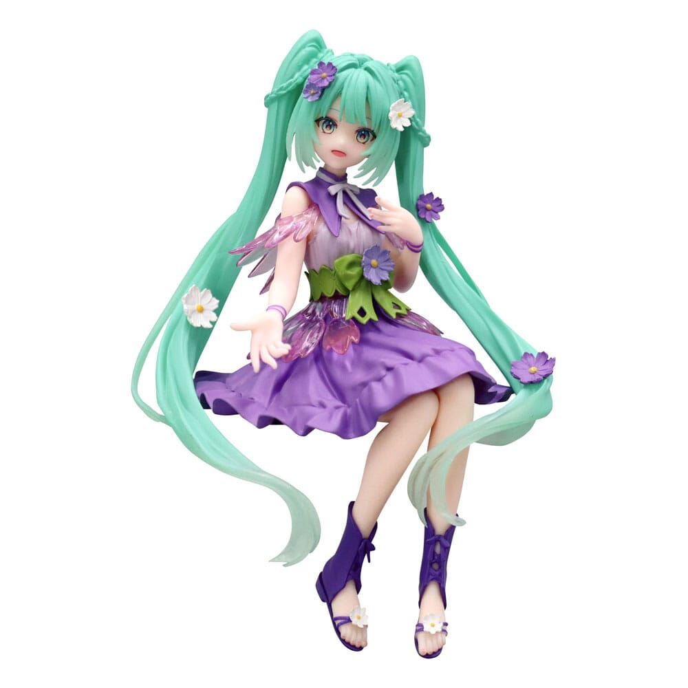 Hatsune Miku Noodle Stopper PVC Statue Flower Fairy Cosmos Purple Color Ver. 14 cm Hatsune Miku Noodle Stopper PVC Statue Flower Fairy Cosmos Purple Color Ver. 14 cm