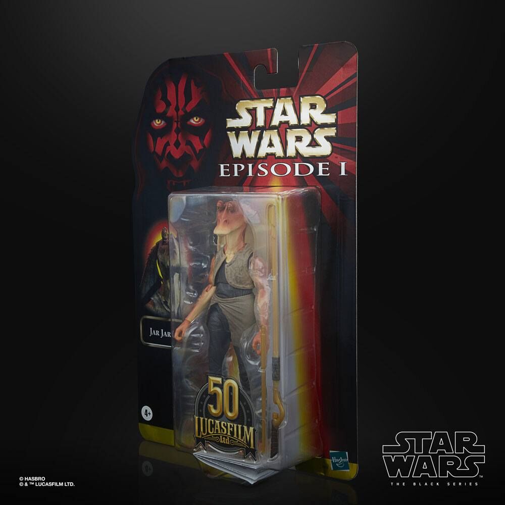Star Wars Episode I Black Series Lucasfilm 50th Anniversary Actionfigur 2021 Jar Jar Binks 15 cm