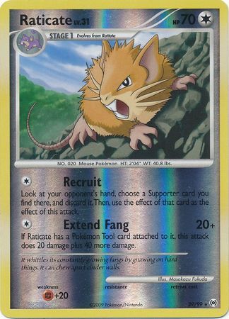 Raticate - 29/99 - Reverse Holo - EN Raticate - 29/99 - Reverse Holo - EN