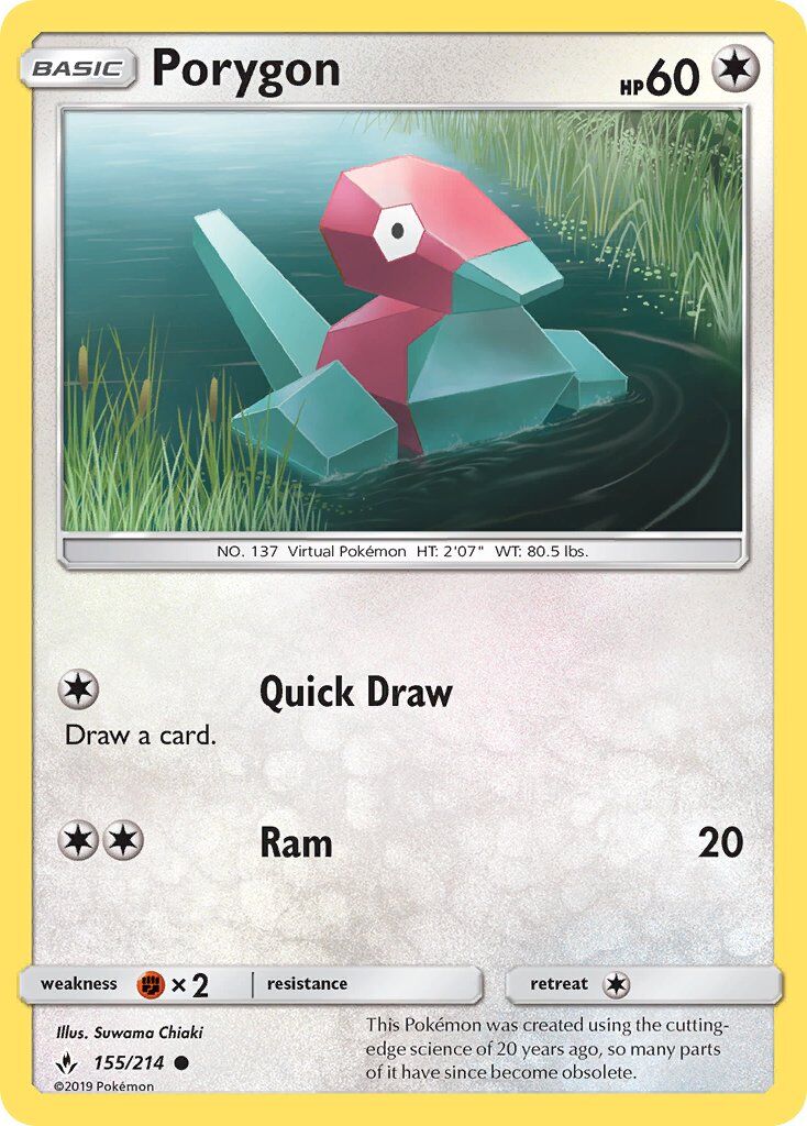 Porygon - 155/214 - EN Porygon - 155/214 - EN