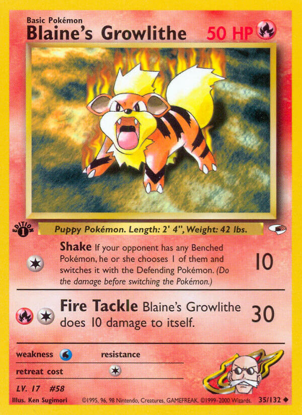 Blaine’s Growlithe - 35/132 - EN