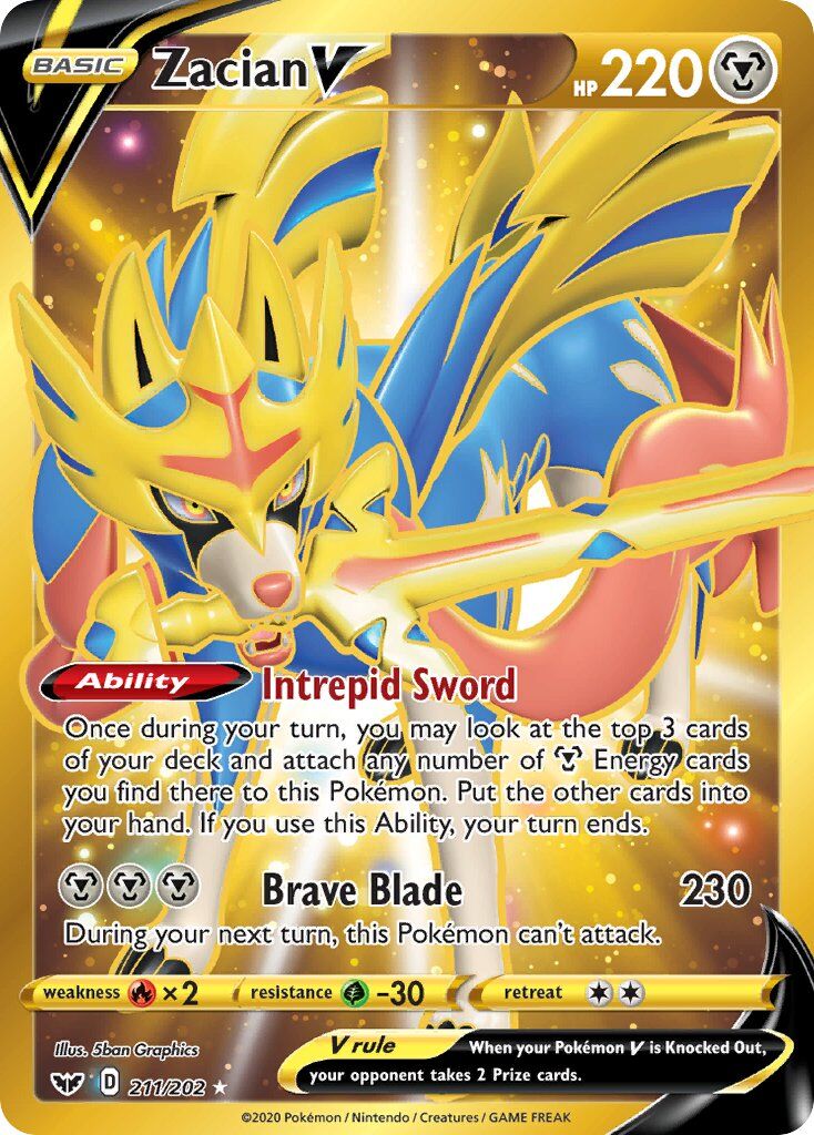 Zacian V - 211/202 - EN Zacian V - 211/202 - EN