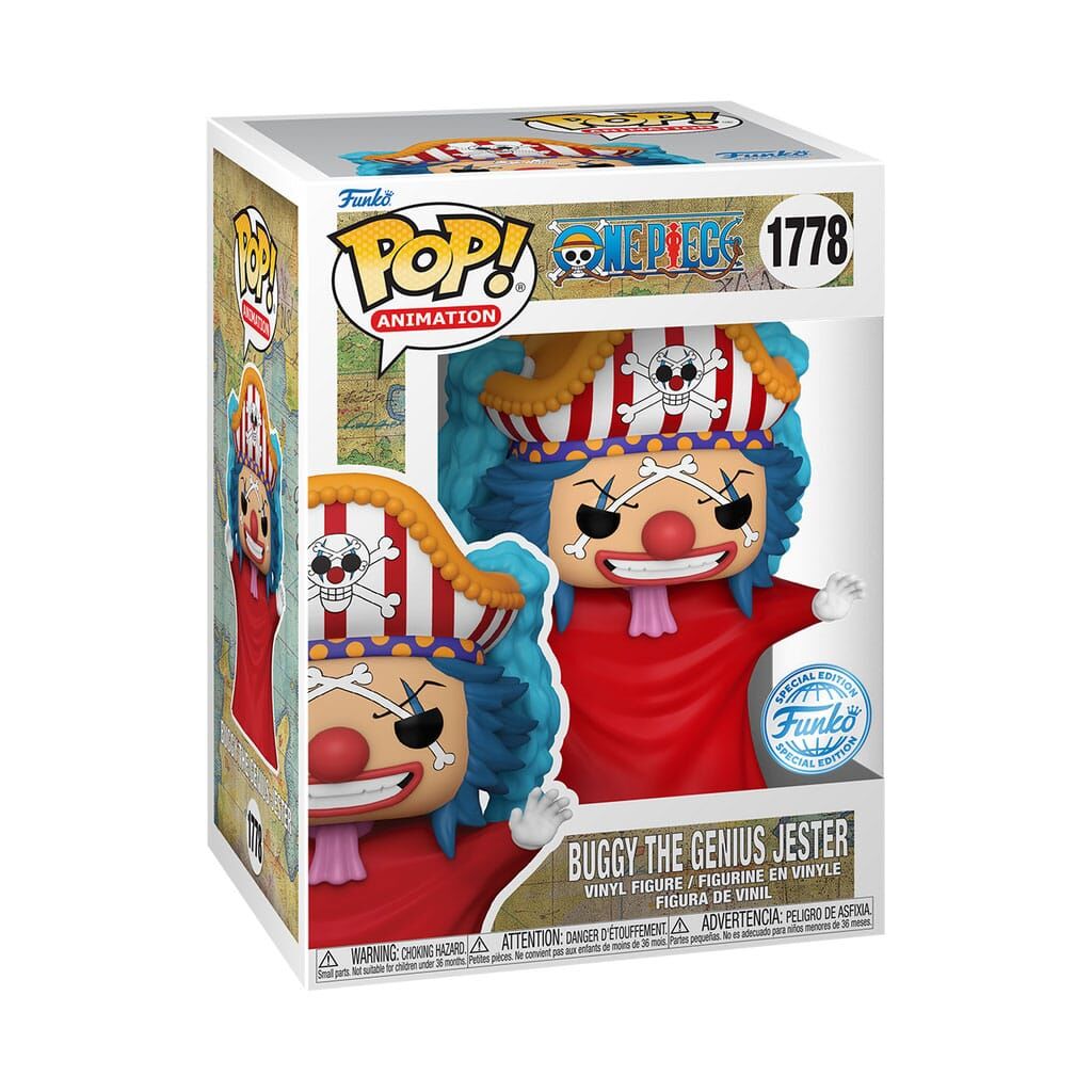 One Piece POP! Movies Vinyl Figur Buggy (Post Time-Skip) Exclusive 9 cm 